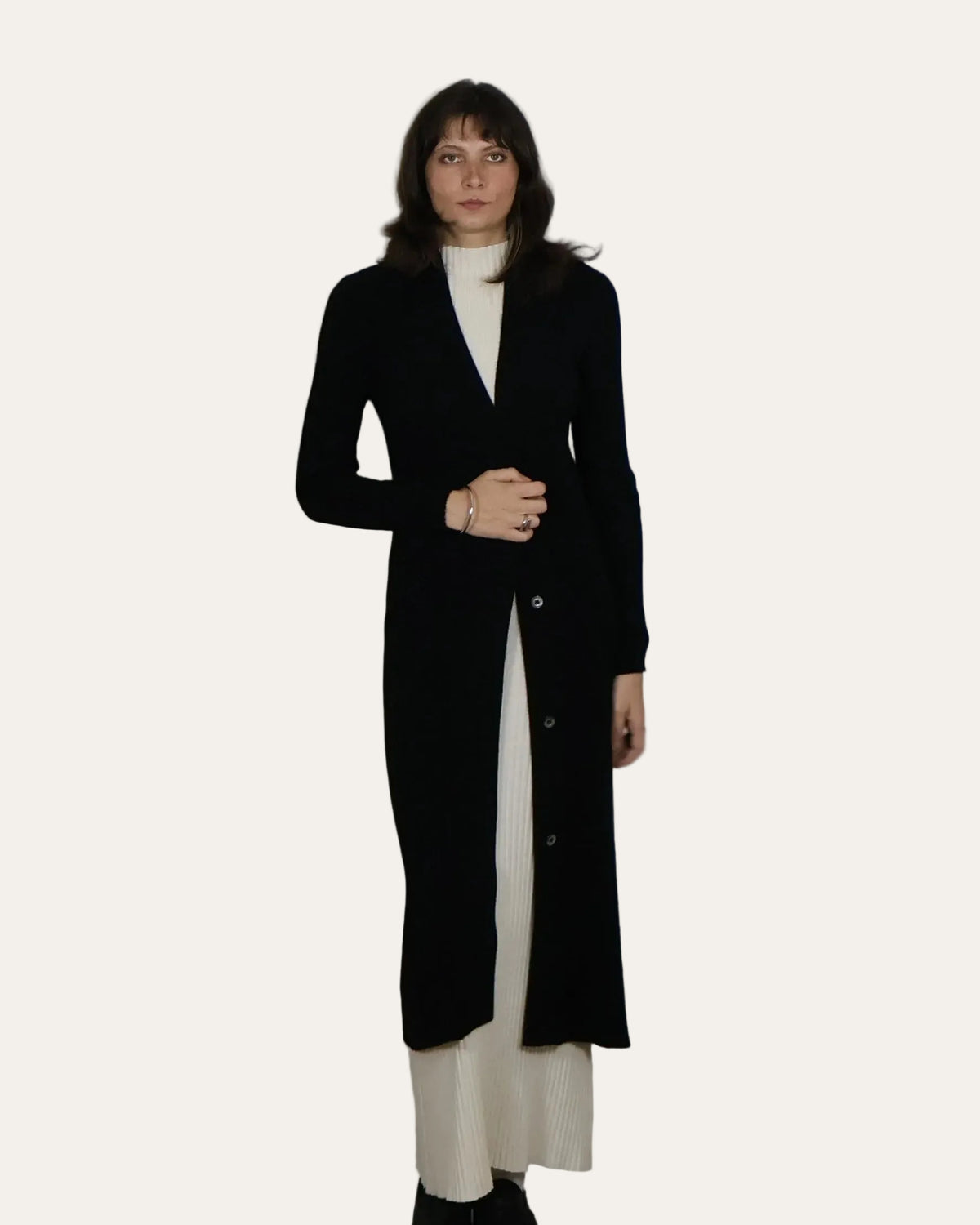 Cardigan Maxi a Coste