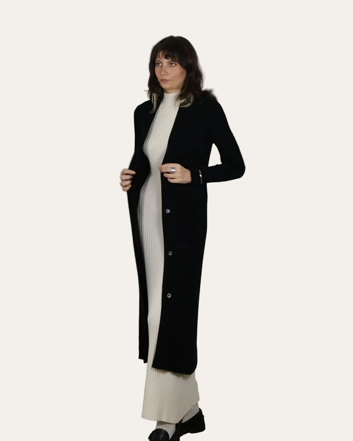 Cardigan Maxi a Coste